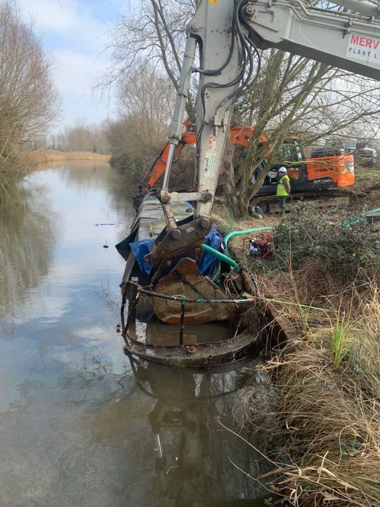 Retrieval of Sunken Boats, Rivers Wissey and Great Ouse